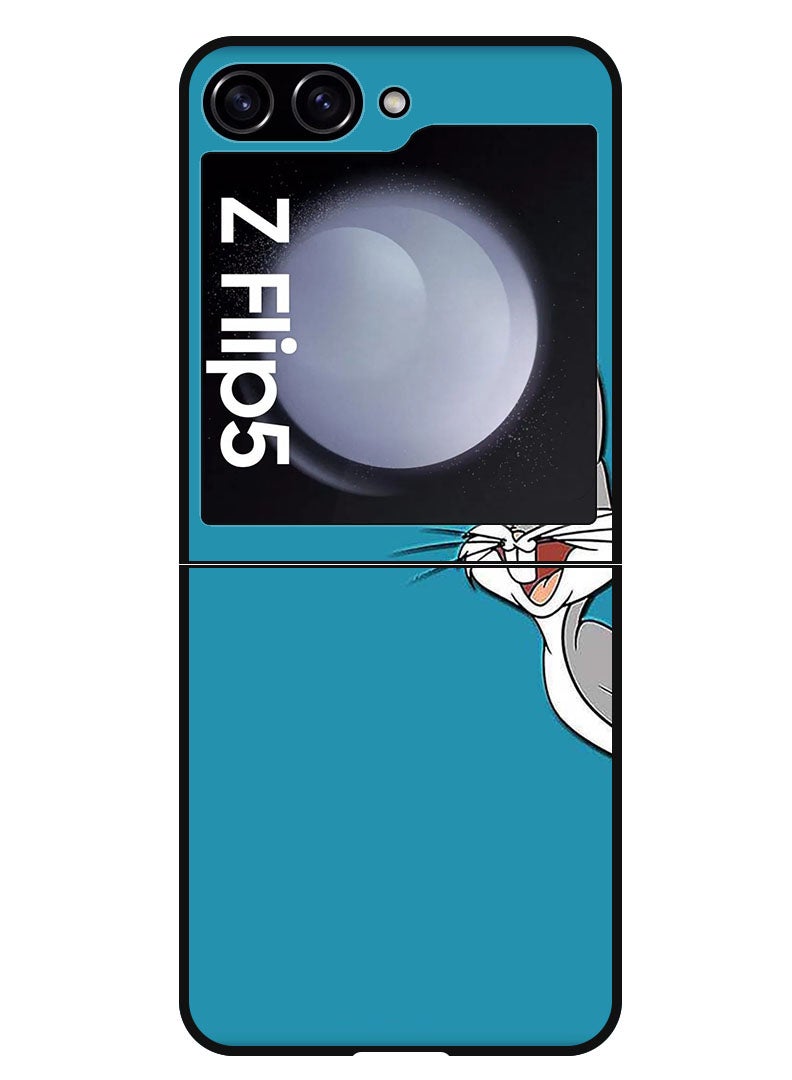 Theodor Protective Case Anti Scratch Shock Proof Bumper Cover For Samsung Galaxy Z Flip 5 Bugs Bunny - Image 1