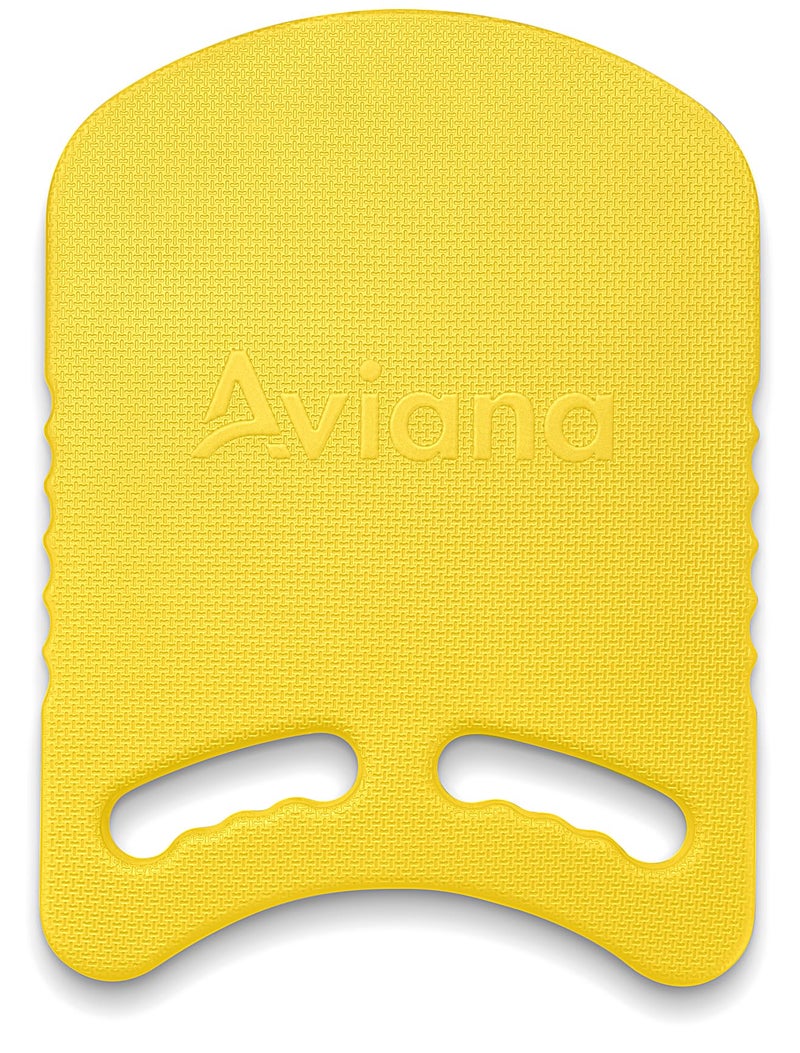 Pro Aviana لوح كيكبورد جونيور للأطفال والشباب لمساعدتهم في السباحة وتدريبهم على السباحة في المسبح والمياه المفتوحة | مادة EVA وخالية من BPA (أصفر 1-عبوة) - Image 1