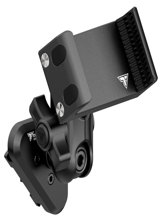 Tackform Link Vent Phone Mount Compatible with 2015-2020 Ford F-150, 2017-2021 Super Duty, 2018-2021 Expedition | Aluminum | Universal Holder Compatible with iPhone, Galaxy, More | Black Knob - Image 1