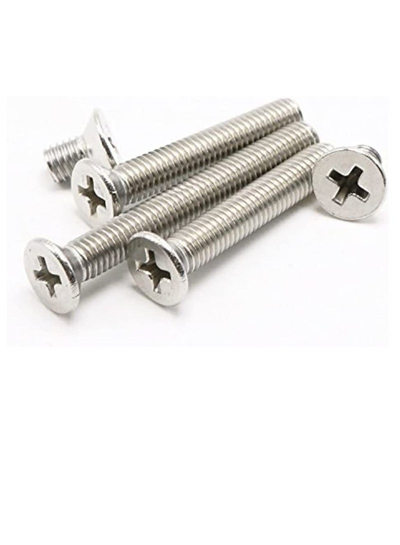 RACO Machine Screws/Bolts Stainless Steel Round Head Phillips Screws Muliti Purpose Use (5, 3.5x100) - Image 1
