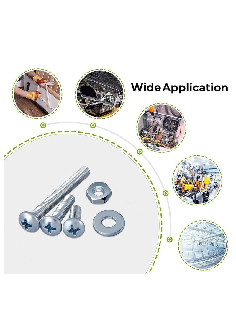 RACO Machine Screws/Bolts Stainless Steel Round Head Phillips Screws Muliti Purpose Use (5, 3.5x100) - Image 3