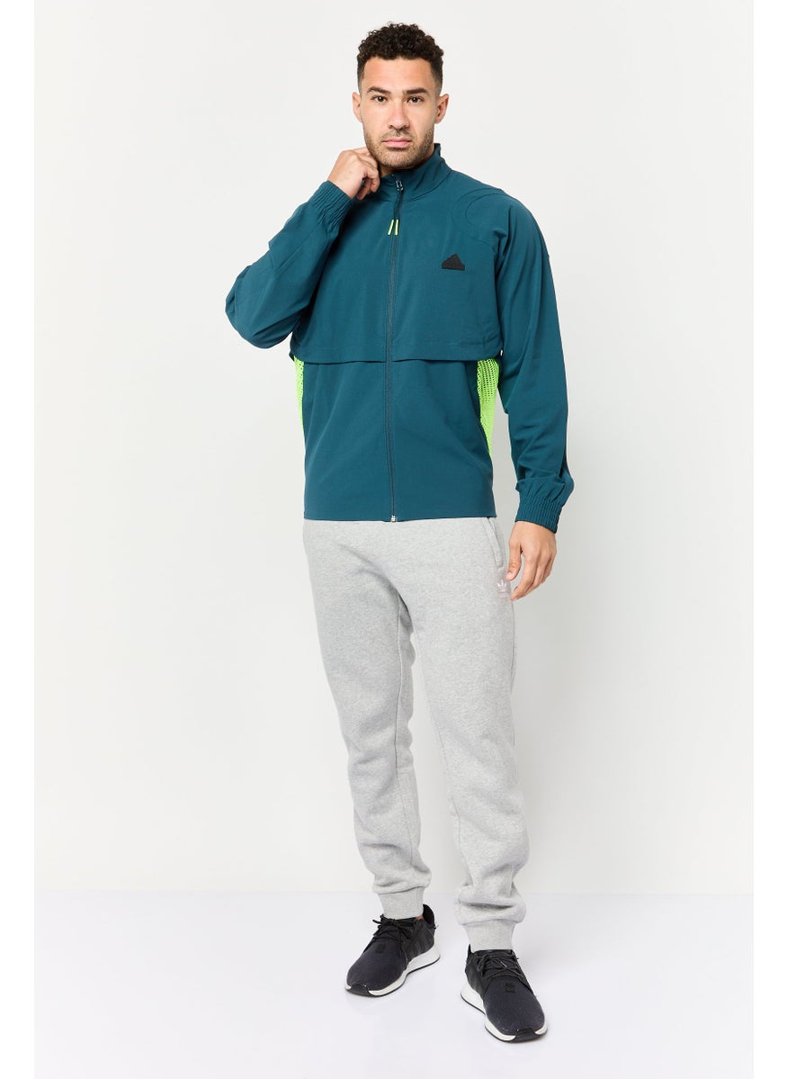 Adidas Men Sportswear Fit Long Sleeves Outdoors Jackets, Multicolor  - Image 2