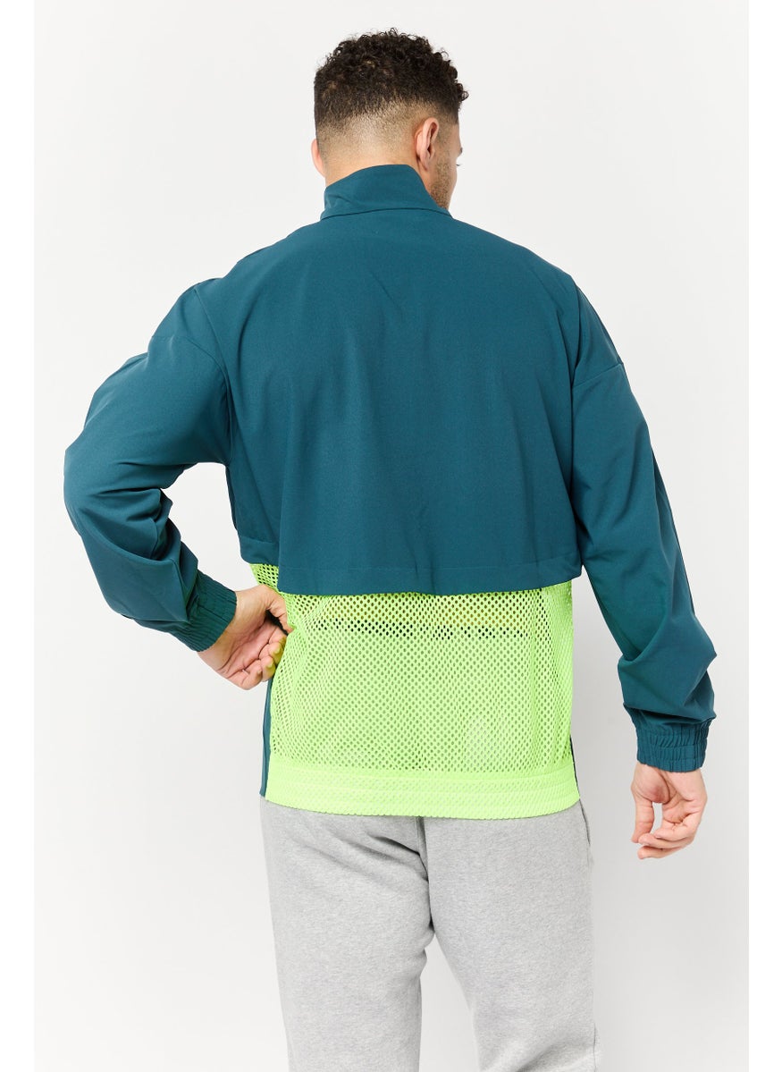 Adidas Men Sportswear Fit Long Sleeves Outdoors Jackets, Multicolor  - Image 4