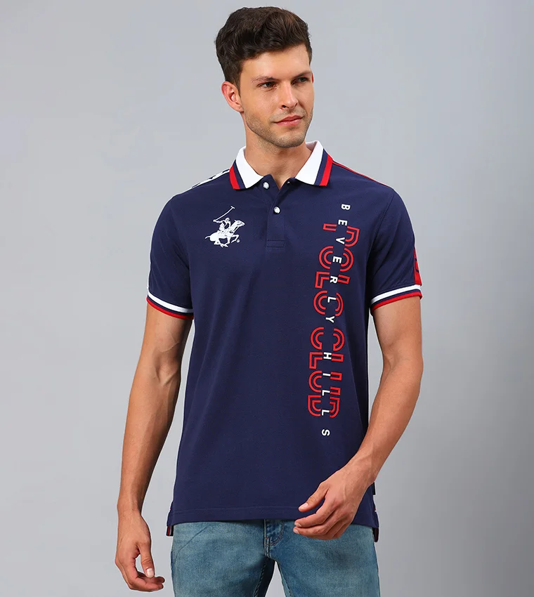 BEVERLY HILLS POLO CLUB Beverly Hills Polo Club Basic Short Sleeves Polo T-Shirt