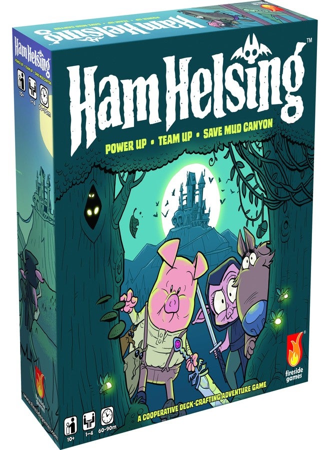 Fireside Games | Ham Helsing | Cooperative Deck Crafting Adventure Game With Transparent Upgrades Villains Locations And Tactical Team Play | 1 To 4 Players | 60 To 90 Minutes - Image 1
