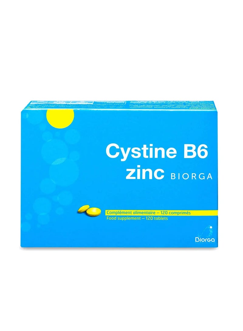 Biorga Cystine B6 + Zinc 120 Tables - Image 1