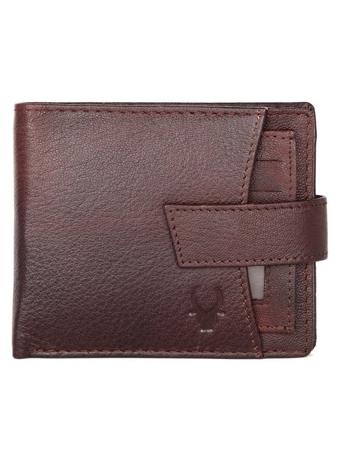 وايلدهورن محفظة جلدية WildHorn Maroon مع علبة صفيح للرجال (Garnet Maroon)  - Image 3