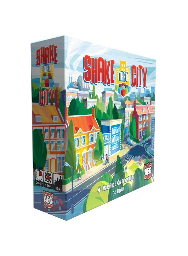 AEG Games AEG Shake That City | Design The Best City Block by selecting a Pattern from The Cube Shaker | Family Puzzly Tile-Laying Game | 1-4 Players | Ages 10+ - Image 1