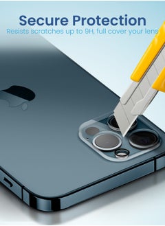Remson Remson 2 Pack Acrylic 9H Premium 3D Safety Camera Lens Protector with Installation Guide Compatible with iPhone 12 Pro 6.1 inch  - Image 3