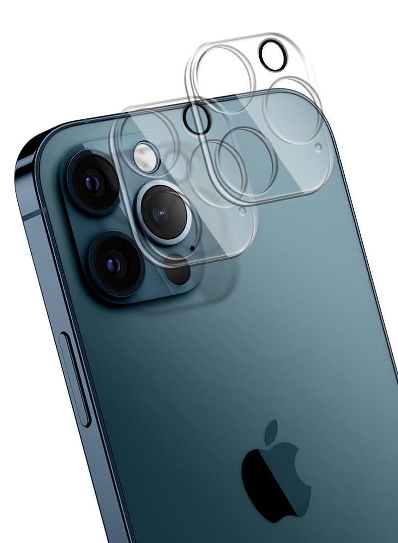 Remson 2 Pack Acrylic 9H Premium 3D Safety Camera Lens Protector with Installation Guide Compatible with iPhone 12 Pro 6.1 inch - Image 1