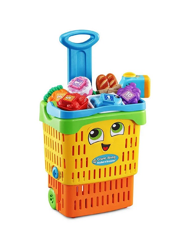 LeapFrog Count-Along Basket & Scanner, Roleplay Toy for Children, Interactive Learning Toy for Pretend Play, Play Set with Food, Shapes and Colours, Imaginative Play for Kids Aged 2 Years + - Image 4