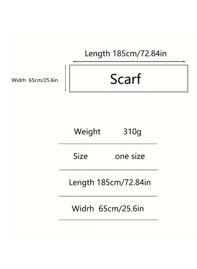 Boho Reversible Kashmiri Women's Scarf, Soft Kashmir-Cotton Blend Tree Pattern Shawl, Winter/Autumn Wind-Resistant Fringed Scarf, Black/Beige, 185x65 cm - Image 3