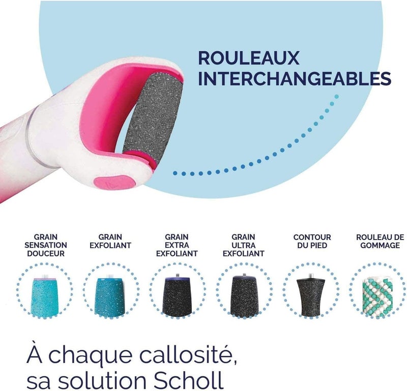 Scholl شول دكتور فيلفت سموذ إكسبريس بيدي مبشرة كهربائية وردية - Image 4