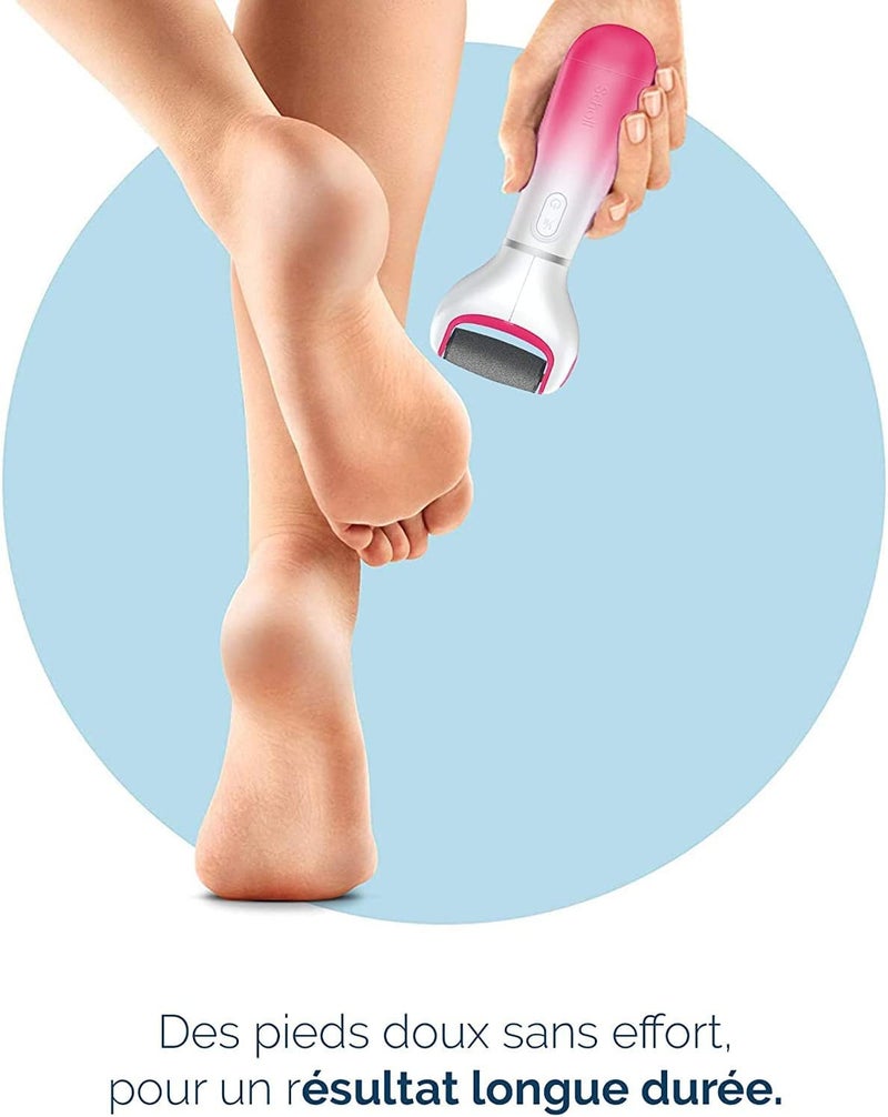 Scholl شول دكتور فيلفت سموذ إكسبريس بيدي مبشرة كهربائية وردية - Image 3