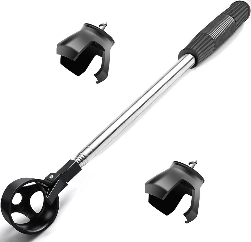 prowithlin Golf Ball Retriever with 2 Golf Ball Grabbers, Stainless Extendable Golf Ball Retriever Telescopic for Water, Golf Accessories for Men, Weight: 0.55lb - Image 1