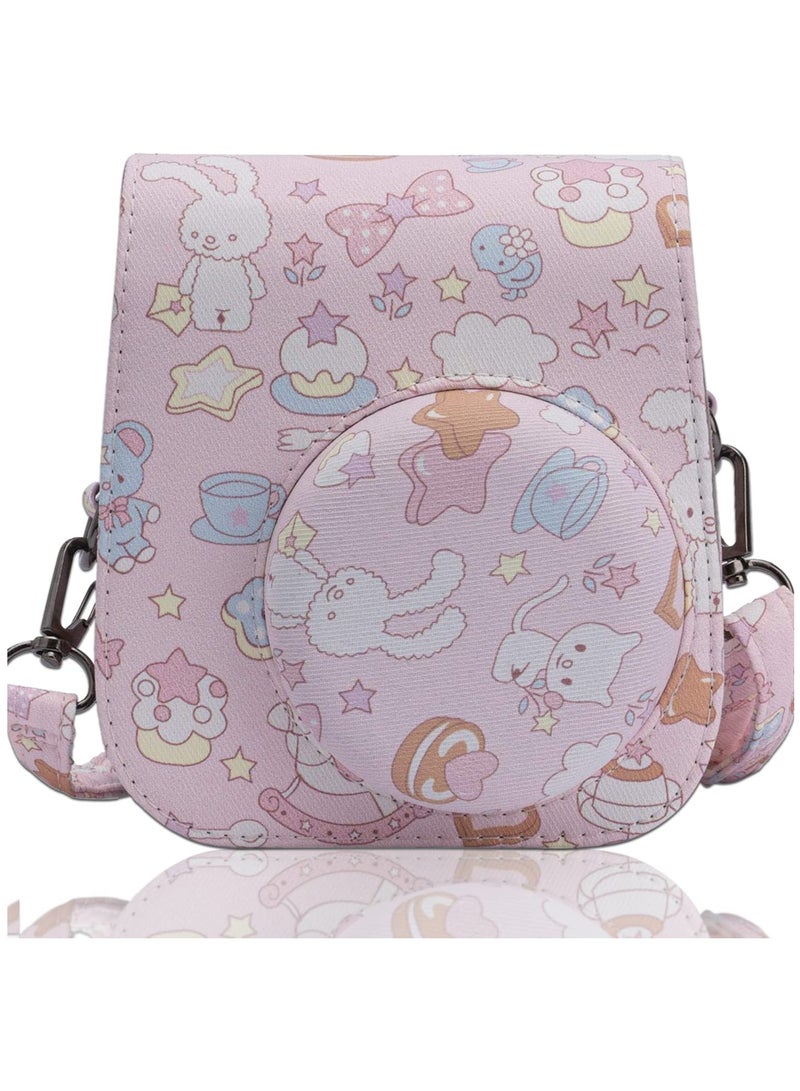 SYOSI Case for Fujifilm Instax Mini 11 / 9 / 8 Instant Film Cameras with Accessory Pocket and Detachable/Adjustable Shoulder Strap - Image 1