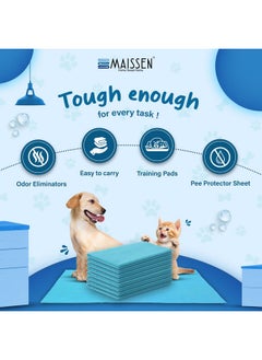 Maissen Pet Dry Sheet Large- Blue | Pack of 2 | Size- 140Cm X 100Cm | for All Pets | Waterproof Reusable Pee Pads for Dogs | Washable Pet Dry Sheet | Training Pads for Dogs | Odor Remover | Dog Mat - pzsku/Z958C1AA648268881FAEBZ/45/_/1738306615/cc173cee-7d35-43ac-80ee-f7b8d986f6ec