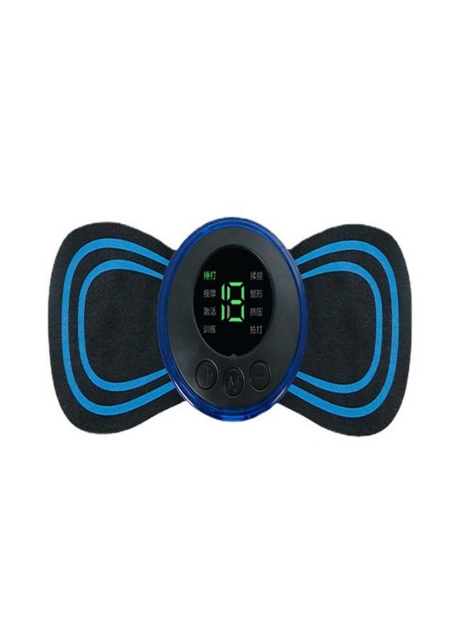 Generic Remote control electric neck massager, portable pain relief neck massager, bioelectric acupressure massager arm, neck, shoulder, back, waist, leg massage cushion, 8 gears and 19 modes - Image 1