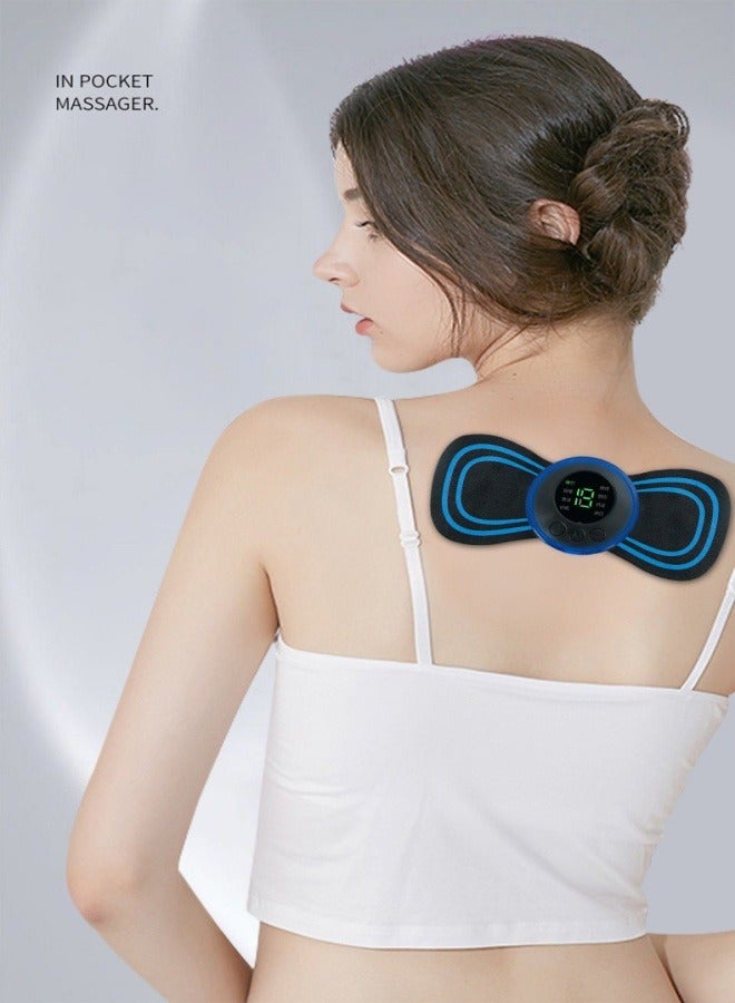 Generic Remote control electric neck massager, portable pain relief neck massager, bioelectric acupressure massager arm, neck, shoulder, back, waist, leg massage cushion, 8 gears and 19 modes - Image 3