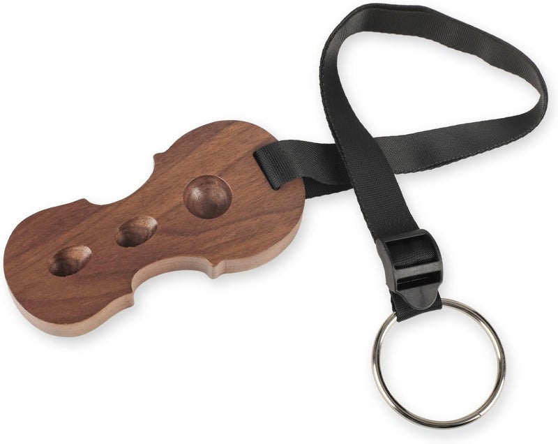 PUNK Cello Endpin Anchor Antiskid Device Non-slip Stopper Holder Stand - Black Walnut Wooden Accessory - Image 1