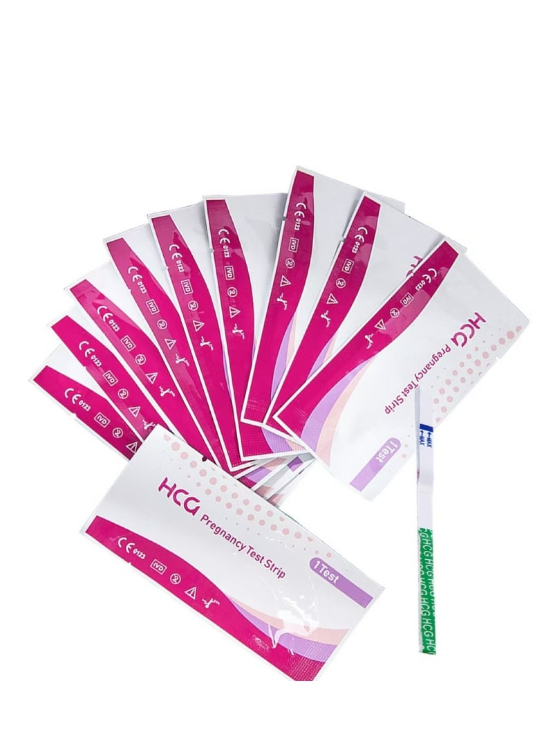 Generic Health Check HCG Strips – At-Home Testing Kit, 10 Count  - Image 1