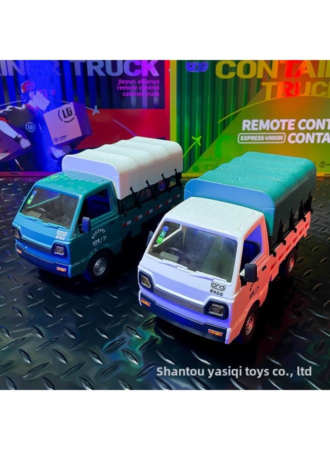 1:16 Remote Control Truck Simulation Remote Control Van Model Drift Racing Car 2.4G Children's Toy Car-Color:QH922-4D Small And Micro Canopy Truck 】-Proportion:Endurance 2 Battery - Image 5