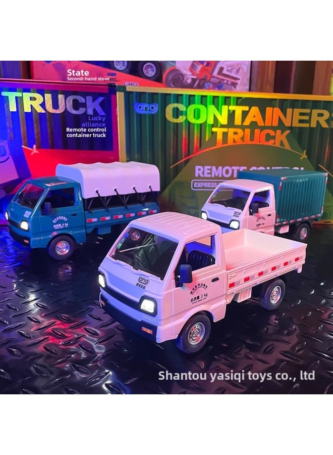 1:16 Remote Control Truck Simulation Remote Control Van Model Drift Racing Car 2.4G Children's Toy Car-Color:QH922-4D Small And Micro Canopy Truck 】-Proportion:Endurance 2 Battery - Image 2