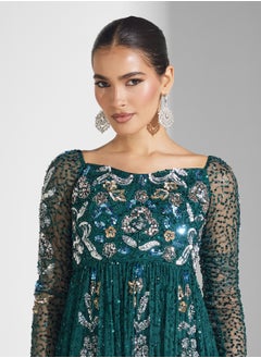 Frock and Frill Embellished Maxi Dress  - Image 3