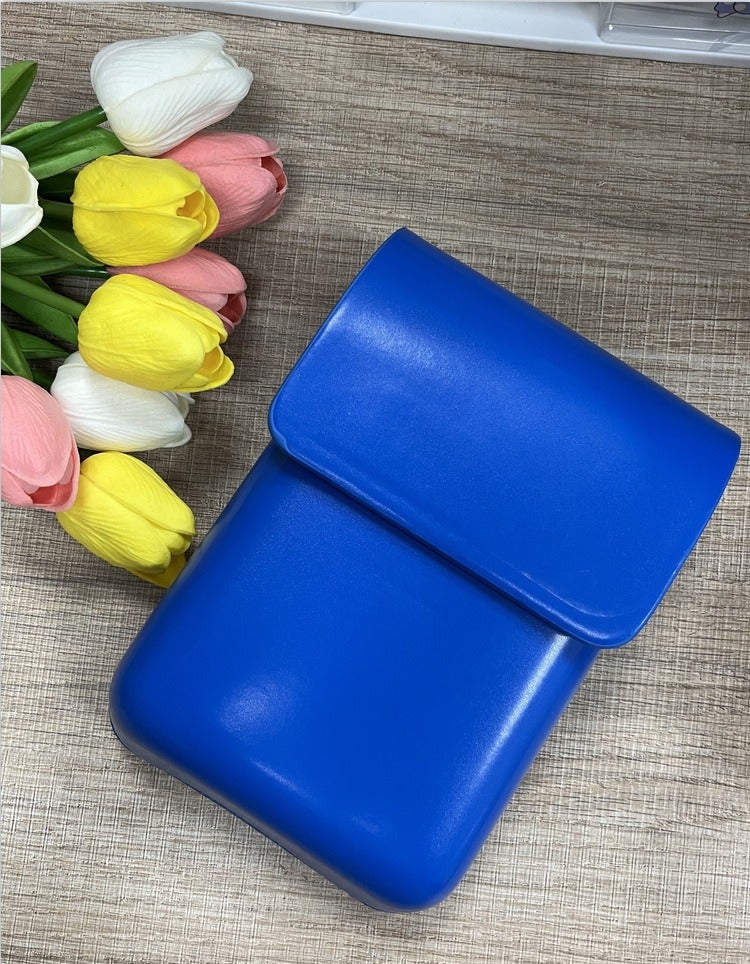 All-Match Vertical Mini Crossbody Mobile Phone Bag Women'S Ins Niche Solid Color Small Square Bag Retro Texturized Crossbody Bag - Image 1