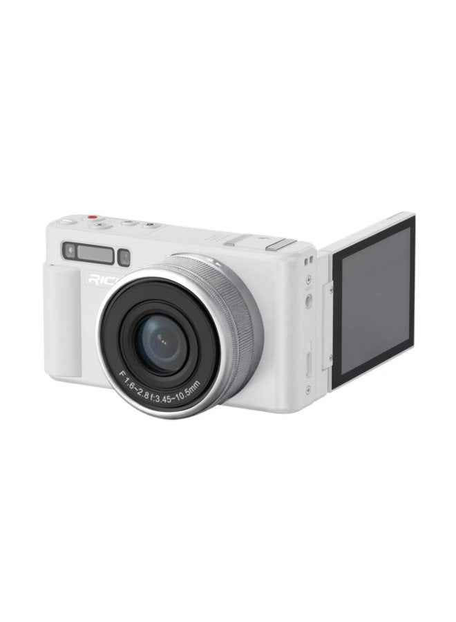 Rich Ly-10l 10x Zoom Selfie Flip Screen Student Digital Camera Birthday Gift For Girls Entry-level Mirrorless Campus Hd Vlog Travel Alternative Ccd White 32gb - Image 4