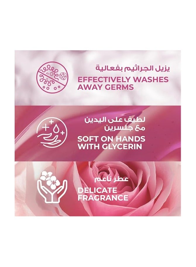 لوكس جل الاستحمام روز الناعم + لوفا متعدد الألوان 500 مل - Image 2