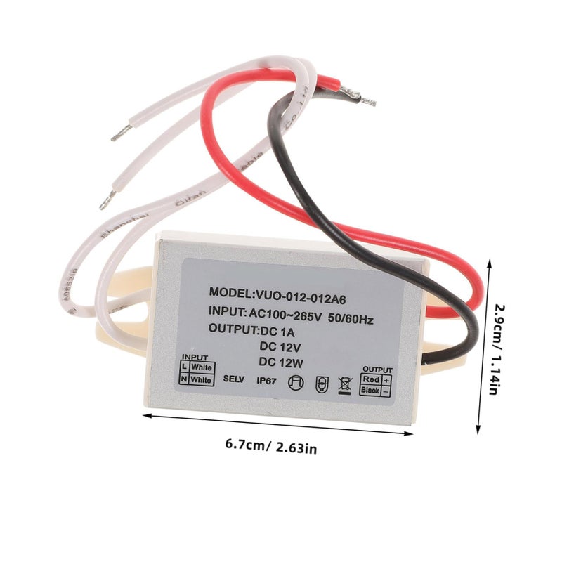 Waterproof LED Driver 12V 24W Flicker Free Power Supply for Ceiling Spot Downlights - Image 3