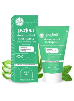 Perfora Sensitive Toothpaste - 150 Grams (150G, Pack Of 1) | Instant Sensitivity Relief Toothpaste | Toothpaste For Kids & Adults | Sls Free Toothpaste | No Artificial Sweeteners | Made Safe Certified | Vegan Friendly Gel Toothpaste  - Image 1