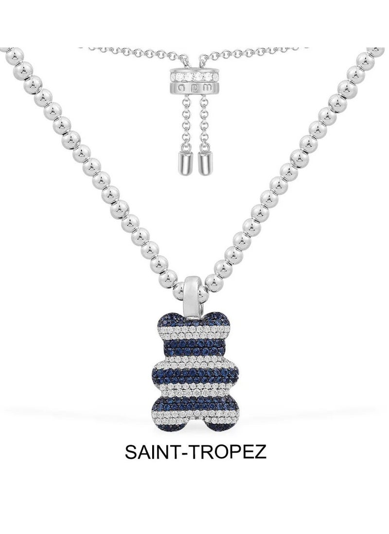 APM Monaco - APM Monaco Saint-Tropez Yummy Bear Adjustable Necklace with Beads - Image 1