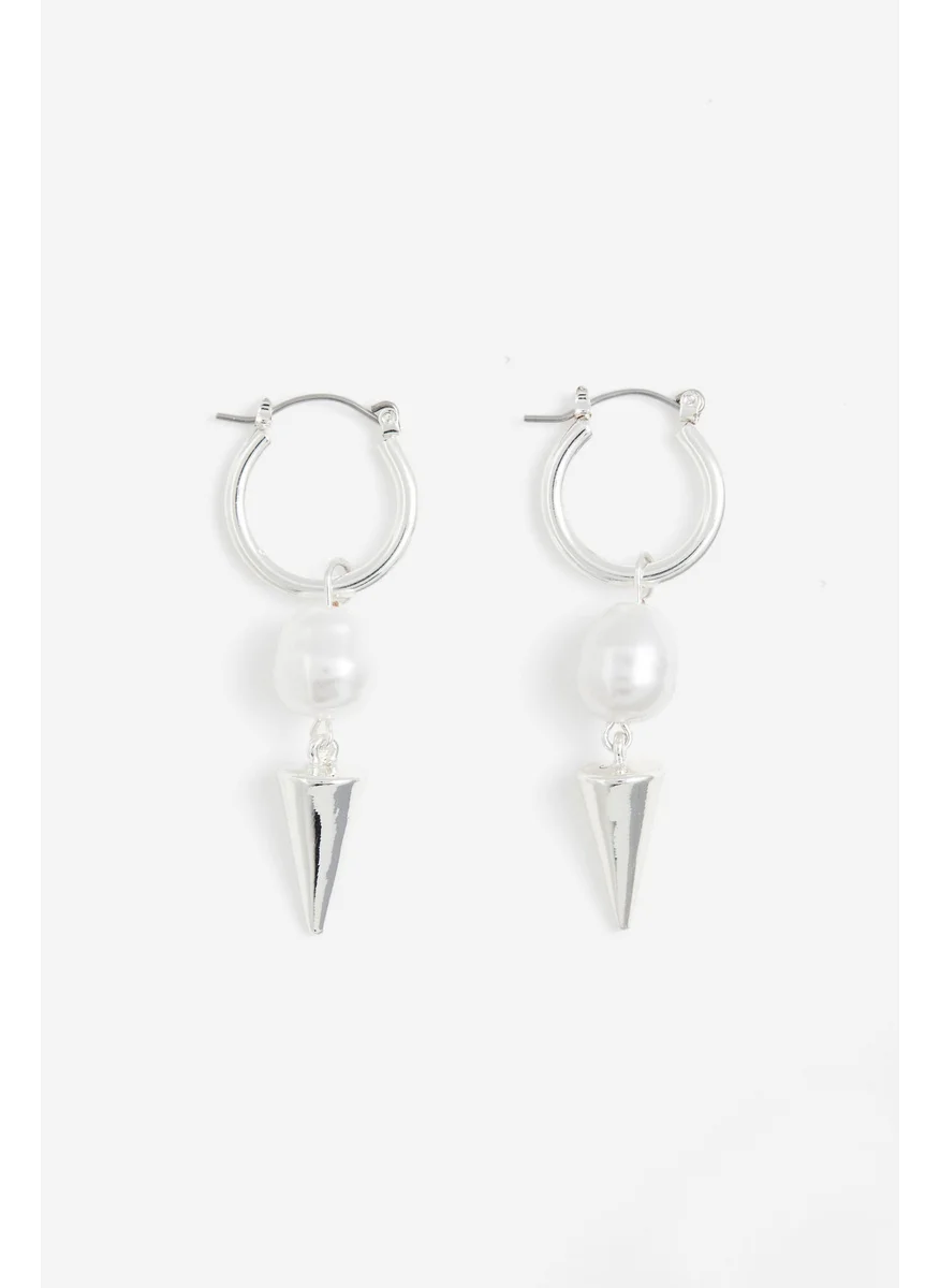اتش اند ام Pendant Hoop Earrings