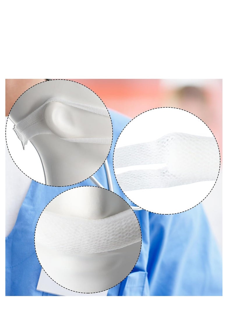 Nose Bandage with Ear Loops, Pack of 5, Nasal Bandage, Nose Bandage After Surgery, Stretch Bandage Holder, High Absorption Capacity (White) - Image 5