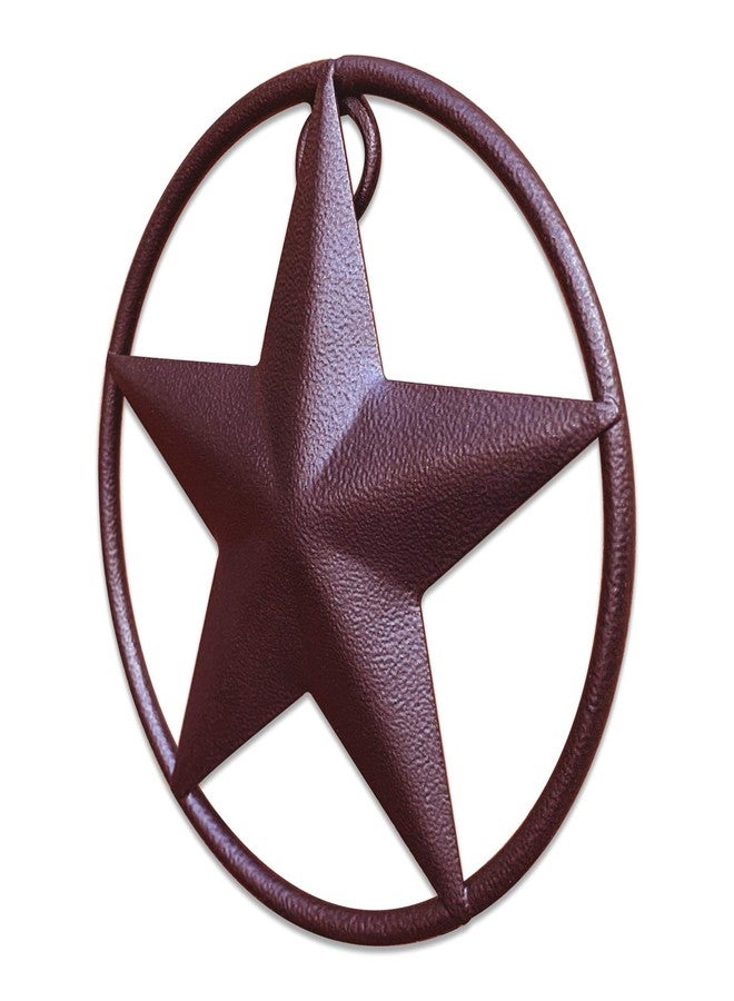 EcoRise Barn Star - Metal Stars for Outside Texas Stars Art Rustic Vintage Western Country Home Farmhouse Wall Decor (5") - Image 2