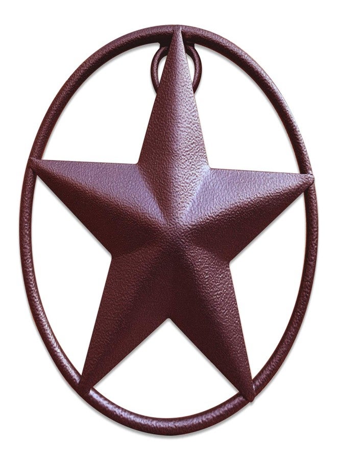 EcoRise Barn Star - Metal Stars for Outside Texas Stars Art Rustic Vintage Western Country Home Farmhouse Wall Decor (5") - Image 1