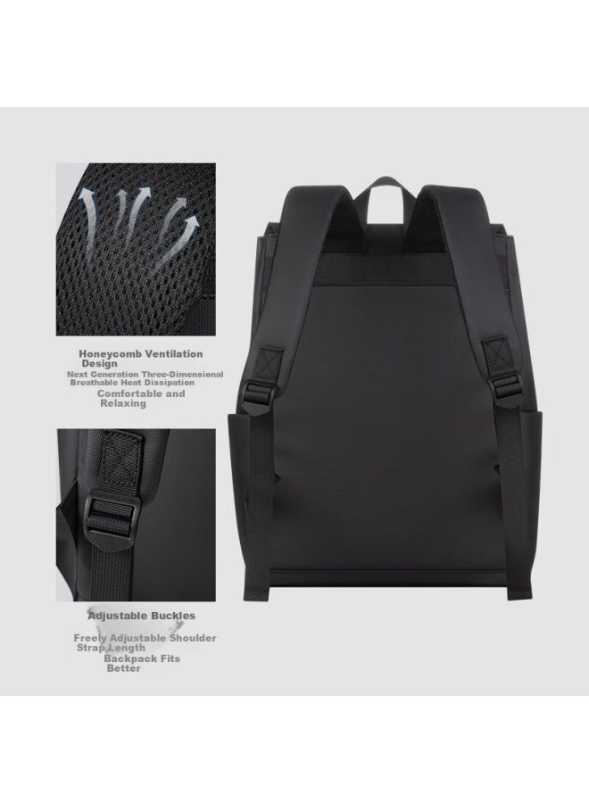 Womt 14/15 Inch Men's Business Anti-splash Water Travel Casual Backpack Laptop Bag - Image 3