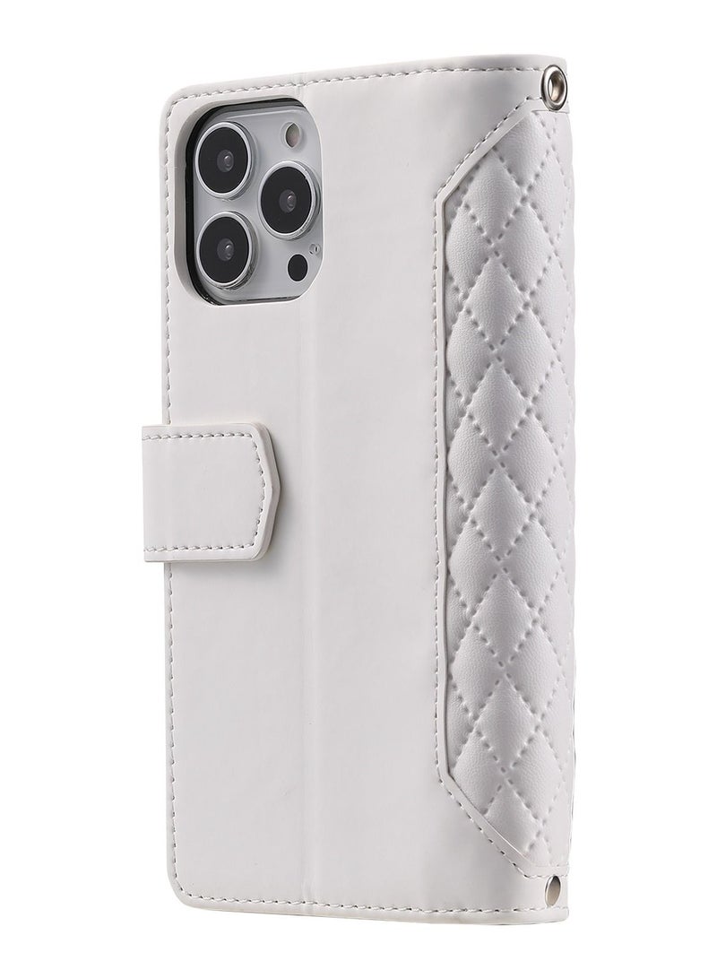 Suteni Flip Cover Leather Hidden Card Slots Phone Case for iPhone - Image 2