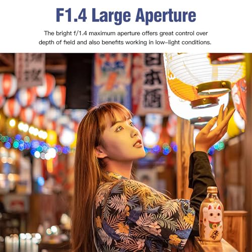 TTArtisan 35mm F1.4 Silver APS-C Portrait Lens for Sony E Mount A9 A7R IV A7R III A7R II A7SII A7III A7II A7C A5000 A5100 A6000 A6100 A6300 A6400 A6500 A6600 NEX-3 NEX-5 MEX-6 NEX-7 (Silver) - Image 2