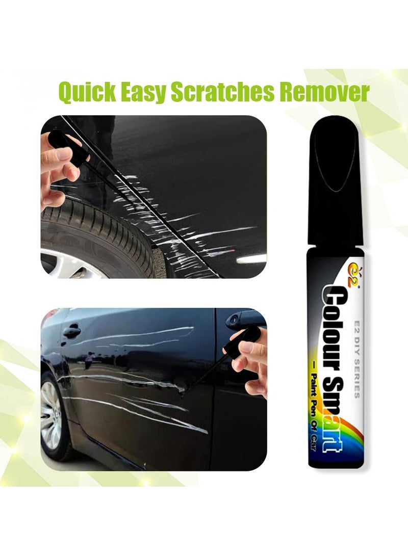 SYOSI 2 PCS Car Touch Up Paint Pen, Car Scratch Repair Automotive Touch Up Paint Pen, Car Scratch Remover Car Paint, Two-In-One Car Paint Scratch Repair, Quick And Easy Car Scratch Repair Pen for Vehicles - Image 2