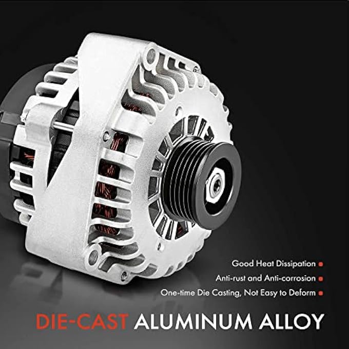 Premium Alternator Replacement for Dodge Ram 1500 2500 3500 4500 1999-2001 Durango Dakota 12V 136A 7 Groove - Image 4