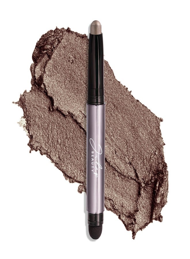 Julep Eyeshadow 101 Cream-to-Powder Waterproof Shadow Stick - Taupe Shimmer - Long-Lasting, Crease-Proof, Soft Grey Shimmer Eyeshadow with Built-in Smudger - Image 1