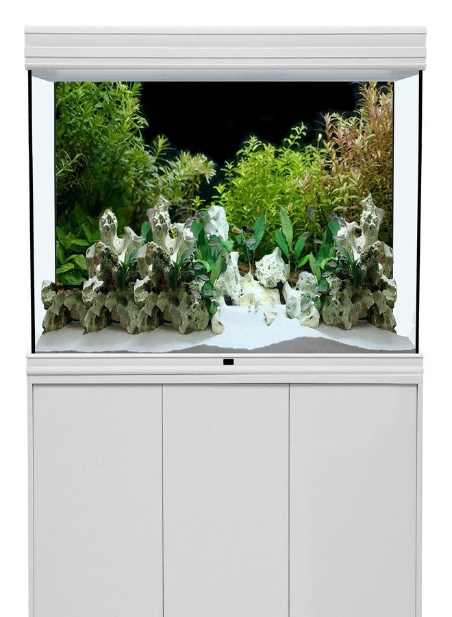 AWERT Aquarium Background River Bed & Lake Aquatic Plant Fish Tank Background Vinyl 60x24 inches - Image 2