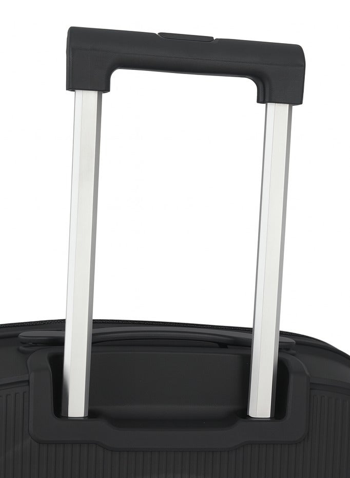 MNUK PREMIO 28inch Luggage| Polypropylene (PP) Hardside Luggage Trolley|Double 360° 4 Wheeler| Large-28 Inch|Black - Image 4