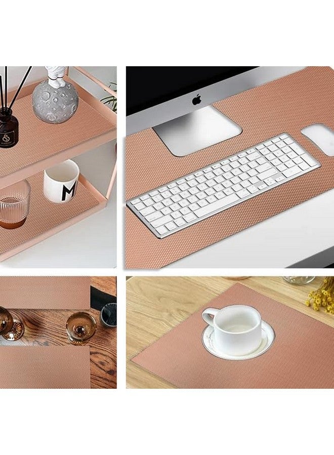 GripEasy Ethylene Vinyl Acetate Multipurpose Shelf Liner Mat Roll - 60 Cm X 5 M, Food Grade Eva for Kitchen Drawer, Cupboard, Dining, Almirah (Diamond Texture Peach) - Image 4