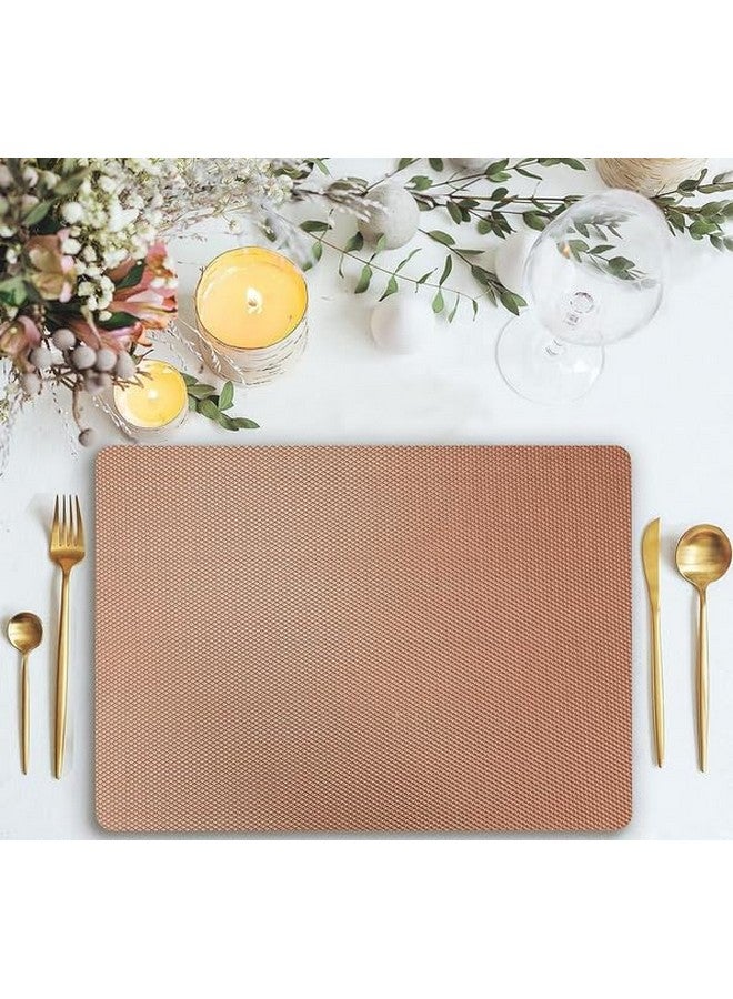 GripEasy Ethylene Vinyl Acetate Multipurpose Shelf Liner Mat Roll - 60 Cm X 5 M, Food Grade Eva for Kitchen Drawer, Cupboard, Dining, Almirah (Diamond Texture Peach) - Image 3