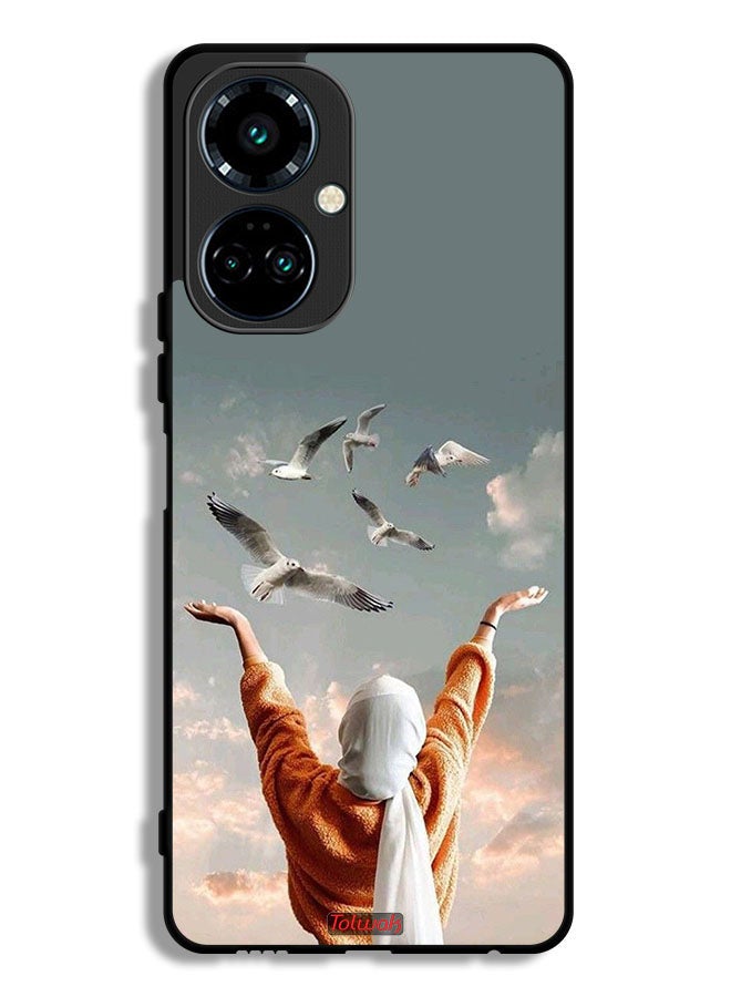Tolwak Tecno Camon 19 Pro Protective Case Cover Birds Flying - Image 1