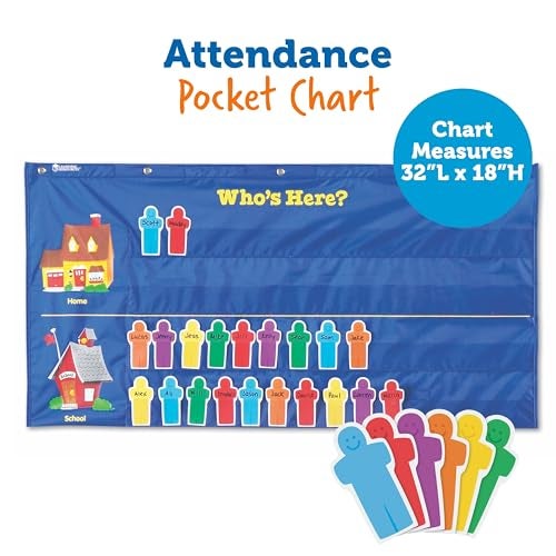 Learning Resources Helping Hands Pocket Chart, Classroom Organization, Teacher Accessories, 36 Cards, Ages 5+ - Image 4